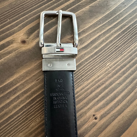 Men's Tommy Hilfiger Belt XL Black/Brown - Picture 2 of 4